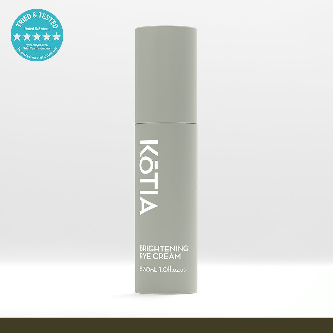 Brightening Eye Cream 30ml - Triple threat to reduce wrinkles and fines lines, acting as a humectant to draw moisture in, anti-inflammatory to soothe skin and barrier protection to improved elasticity.