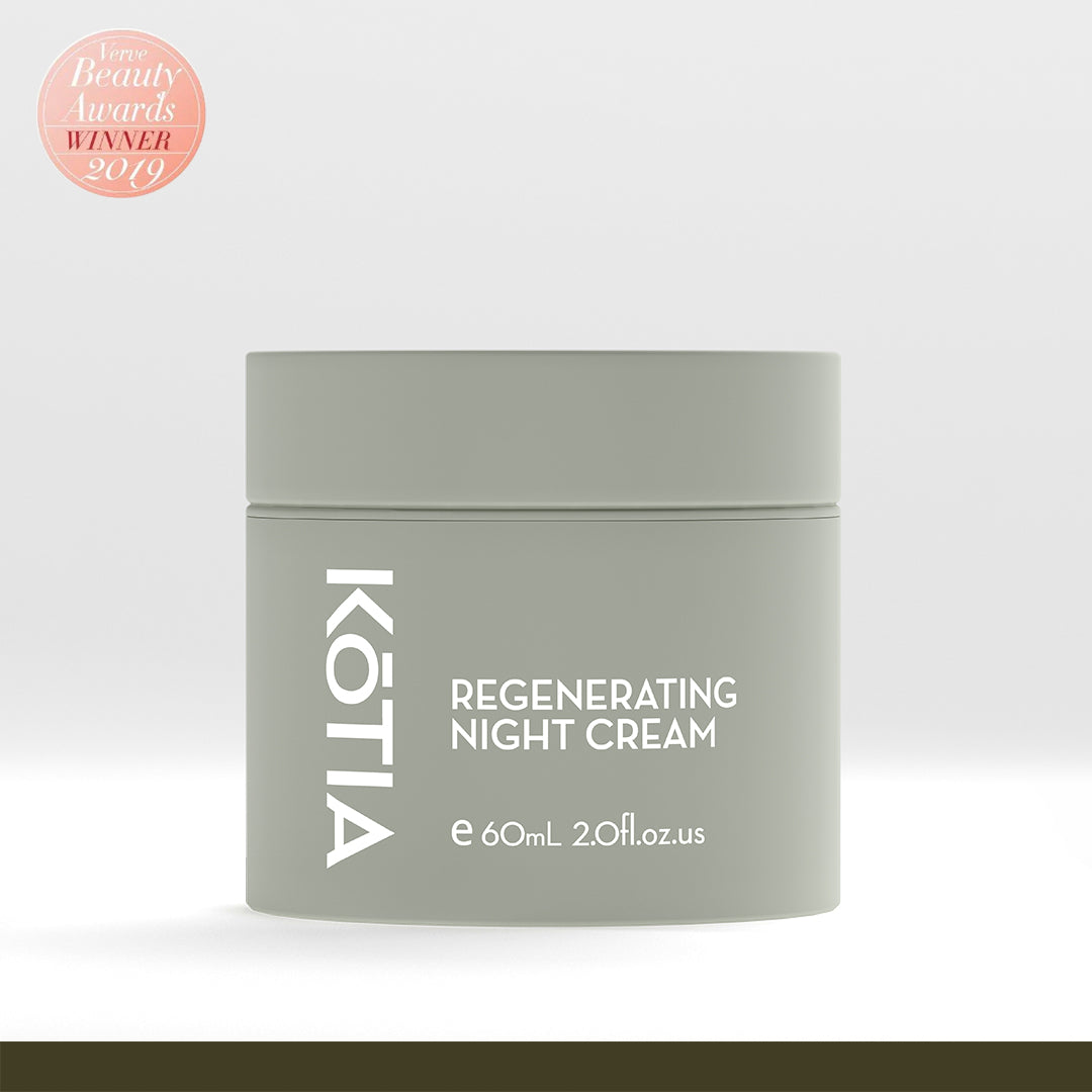 Regenerating Night Cream 60ml - Proven to increase skin elasticity by 93% and packed with super skin food ingredients: Evicare Hyaluronic Acid, Superox-C, Argirline.